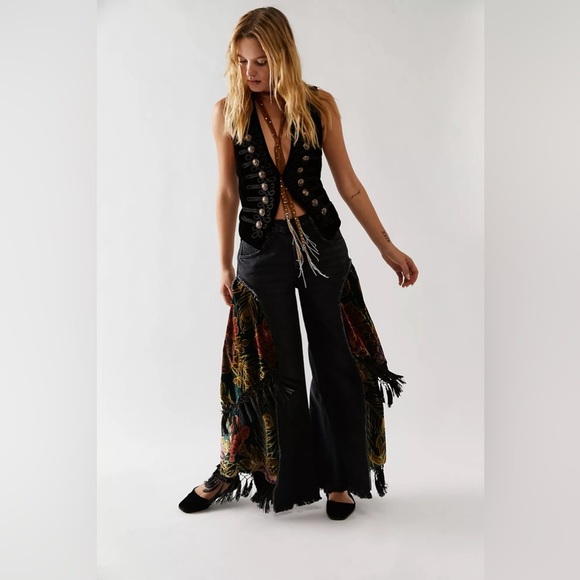 NWT Free People Just Fills Low Rise Wide Leg Jeans - Picture 10 of 13